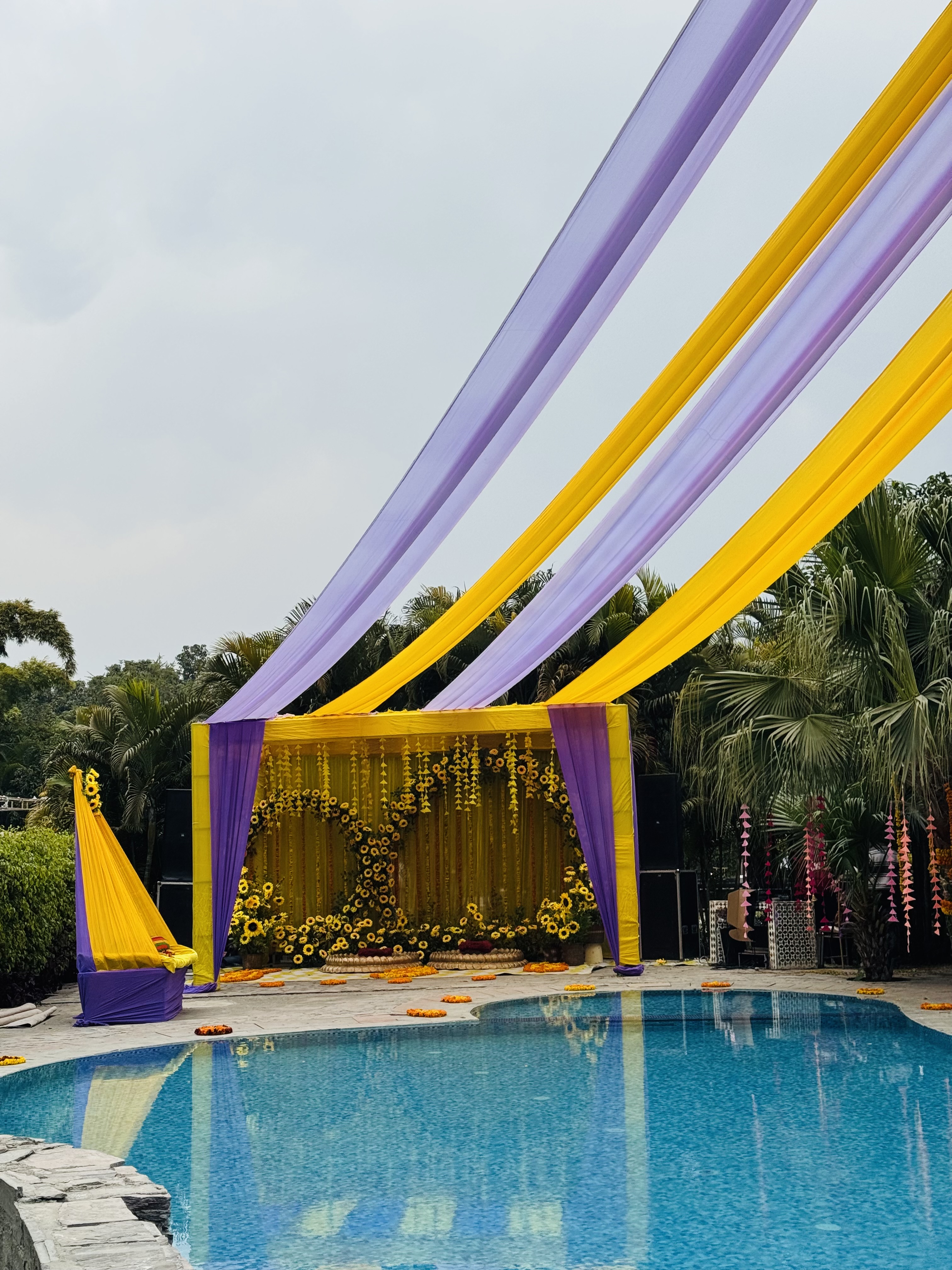 Haldi wedding photo at Corbett Wild Resort